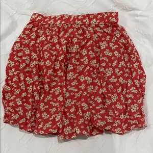 american eagle floral skirt